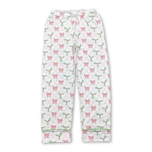 Load image into Gallery viewer, Pink bow Christmas berry adult women sleepwear bottom