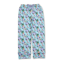 Load image into Gallery viewer, Lavender dog candy cane Christmas tree car women pants