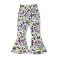 Load image into Gallery viewer, Crocodile pelican kids girls Mardi Gras yoga pants