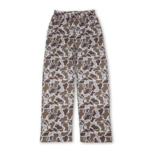 Load image into Gallery viewer, Elastic waist pockets camo adult women pants