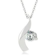 Load image into Gallery viewer, Cubic Zirconia Twist Pendant