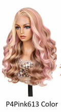 Load image into Gallery viewer, Dark Auburn Straight Human Hair 24' Lace Closure Wigs With Baby Hair