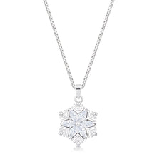 Load image into Gallery viewer, 2.04Ct Rhodium Brilliant Marquise Snowflake Pendant