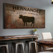 Load image into Gallery viewer, Cattle Company Sign