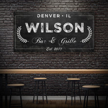 Load image into Gallery viewer, Bar and Grill Sign IV
