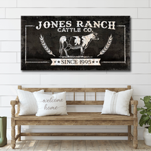 Load image into Gallery viewer, Ranch Cattle Co Rustic Sign