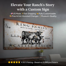 Load image into Gallery viewer, Cattle Ranch Sign X