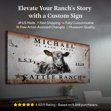 Load image into Gallery viewer, Cattle Ranch Sign
