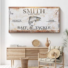 Load image into Gallery viewer, Bait and Tackle Sign