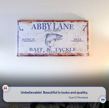 Load image into Gallery viewer, Bait and Tackle Sign