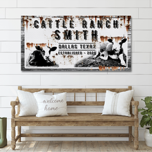 Load image into Gallery viewer, Cattle Ranch Vintage Sign
