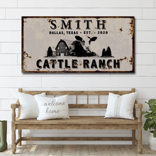 Load image into Gallery viewer, Angus Cattle Ranch Sign