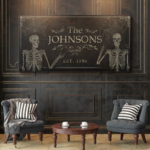 Load image into Gallery viewer, Gothic Family Sign - Personalized Gothic Decor - The Perfect Gothic Interior Design Gift