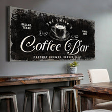 Load image into Gallery viewer, Coffee Bar Sign V