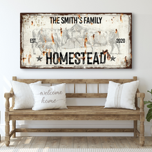 Load image into Gallery viewer, Rustic Homestead Sign