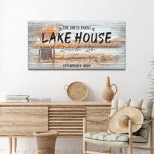 Load image into Gallery viewer, Vintage Lake House Sign