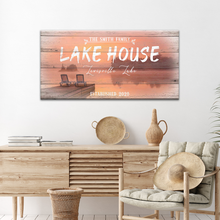 Load image into Gallery viewer, Vintage Lake House Sign