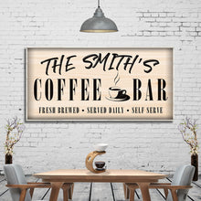 Load image into Gallery viewer, Coffee Bar Sign II