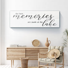 Load image into Gallery viewer, Best Memories At The Lake Sign