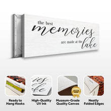 Load image into Gallery viewer, Best Memories At The Lake Sign