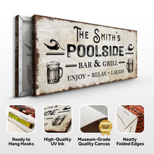 Load image into Gallery viewer, Personalized Poolside Bar And Grill Sign