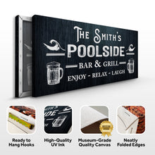 Load image into Gallery viewer, Personalized Poolside Bar And Grill Sign II
