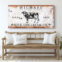 Load image into Gallery viewer, Milk And Cream Co Sign