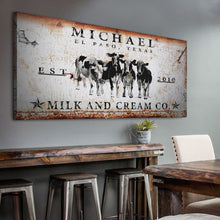 Load image into Gallery viewer, Milk And Cream Co Sign