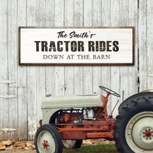 Load image into Gallery viewer, Tractor Rides Sign