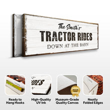 Load image into Gallery viewer, Tractor Rides Sign