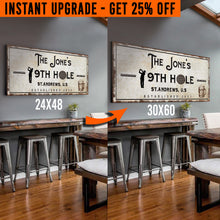 Load image into Gallery viewer, Upgrade Your 48x24 Inches '19th Hole Golf' (Style 1) Canvas To 60x30 Inches