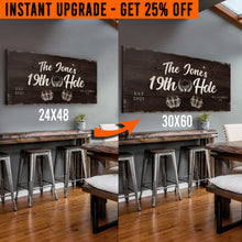 Load image into Gallery viewer, Upgrade Your 48x24 Inches '19th Hole Golf' (Style 2) Canvas To 60x30 Inches