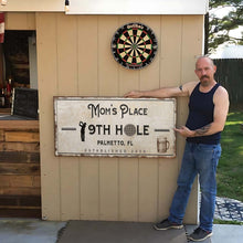 Load image into Gallery viewer, 19th Hole Golf Personalized Sign