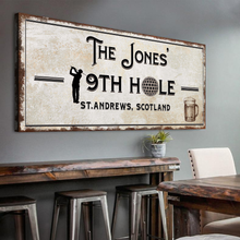 Load image into Gallery viewer, 19th Hole Golf Personalized Sign