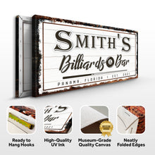 Load image into Gallery viewer, Billiards And Bar Sign