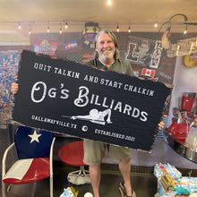 Load image into Gallery viewer, Billiards Room Sign