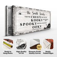 Load image into Gallery viewer, Family Halloween Sign