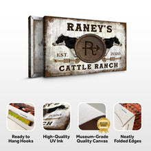 Load image into Gallery viewer, Cattle Brand - Holstein Sign