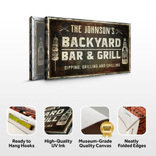 Load image into Gallery viewer, Backyard Bar And Grill Sign