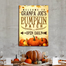 Load image into Gallery viewer, Pumpkin Patch Open Daily Sign