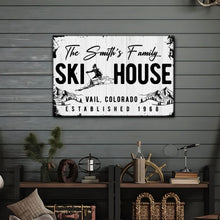 Load image into Gallery viewer, Ski House Sign