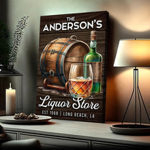Load image into Gallery viewer, Liquor Store Sign V | Customizable Canvas