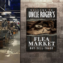 Load image into Gallery viewer, Welcome To Flea Market Sign