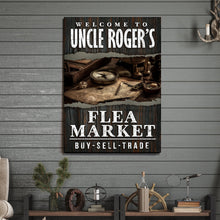Load image into Gallery viewer, Welcome To Flea Market Sign