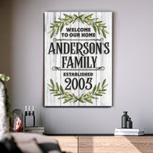 Load image into Gallery viewer, Home Established Sign