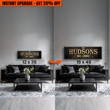 Load image into Gallery viewer, Upgrade Your 36x12 Inches Canvas 'Custom Bar Sign II' To 48x16 Inches Canvas