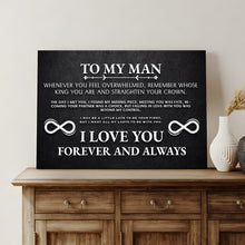 Load image into Gallery viewer, To My Man Father's Day Gift Sign II
