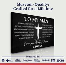 Load image into Gallery viewer, To My Man Father's Day Gift Sign
