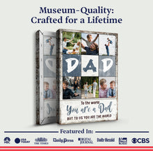 Load image into Gallery viewer, To Us You Are The World Father's Day Gift Sign
