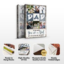 Load image into Gallery viewer, To Us You Are The World Father's Day Gift Sign